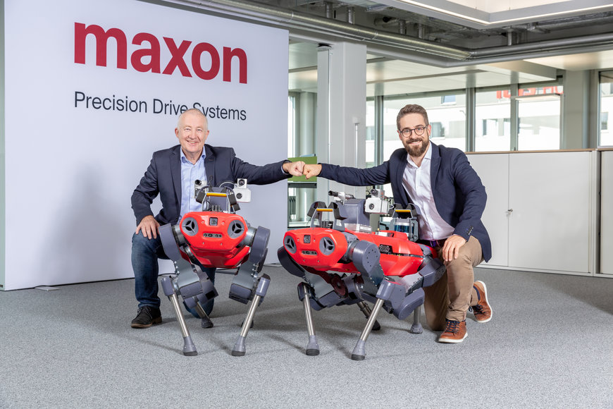 maxon und ANYbotics gehen eine strategische Partnerschaft ein